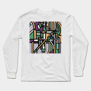 Colorful Abstract - Digital Design Long Sleeve T-Shirt